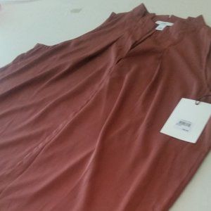 LEWIT NORDSTROM SILK SLEEVELESS TOP